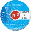 model contract cesiune