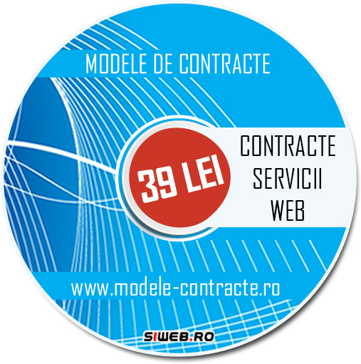 model contract servicii web
